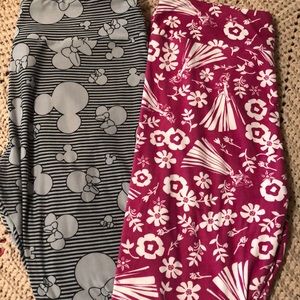 Lularoe Disney leggings TC Mickey and friends